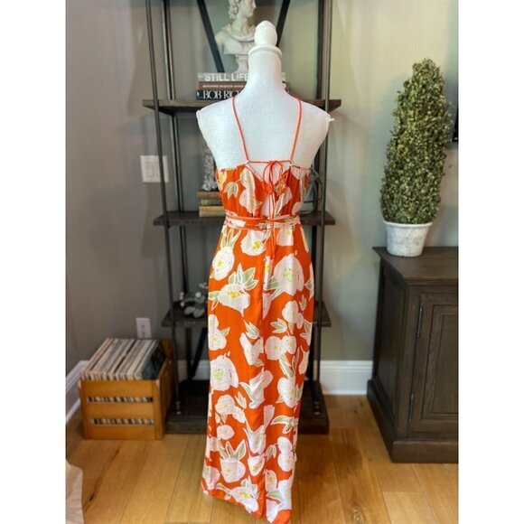 Carolina K Luz Dress Orange Womens Size Medium - Picture 10 of 14